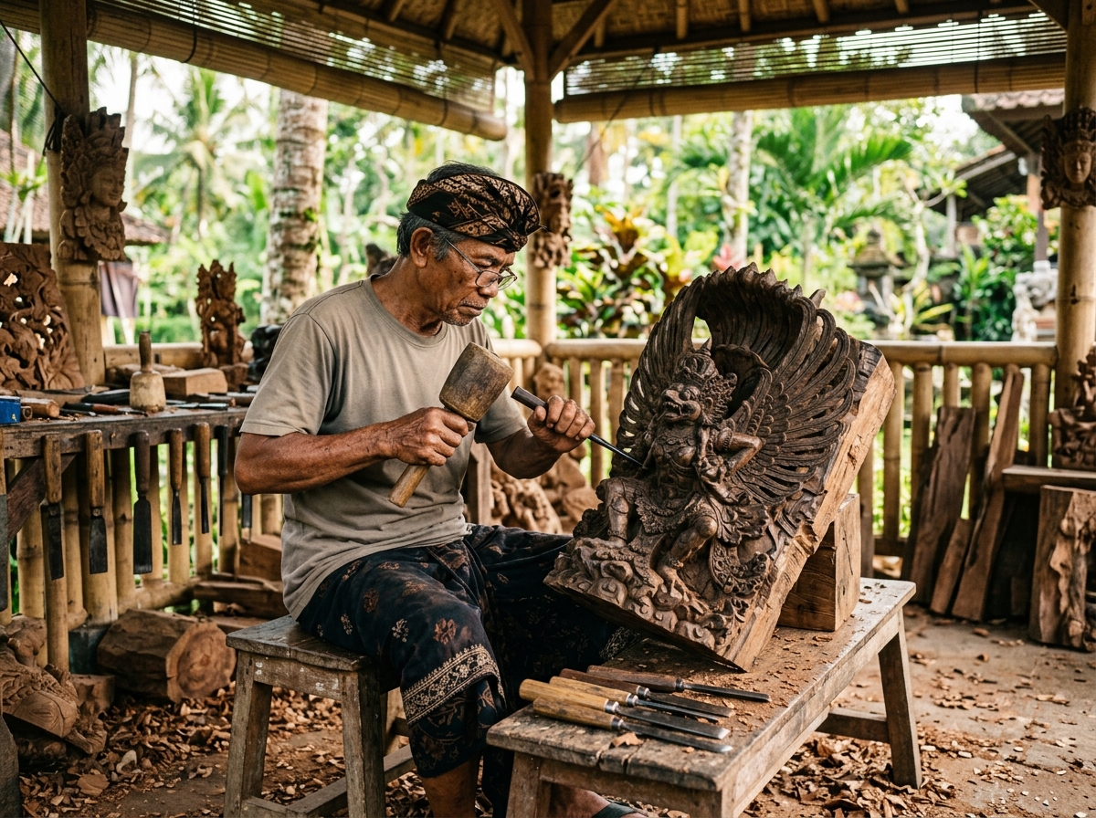 Traditional Craft Villages: Celuk, Mas, Batuan