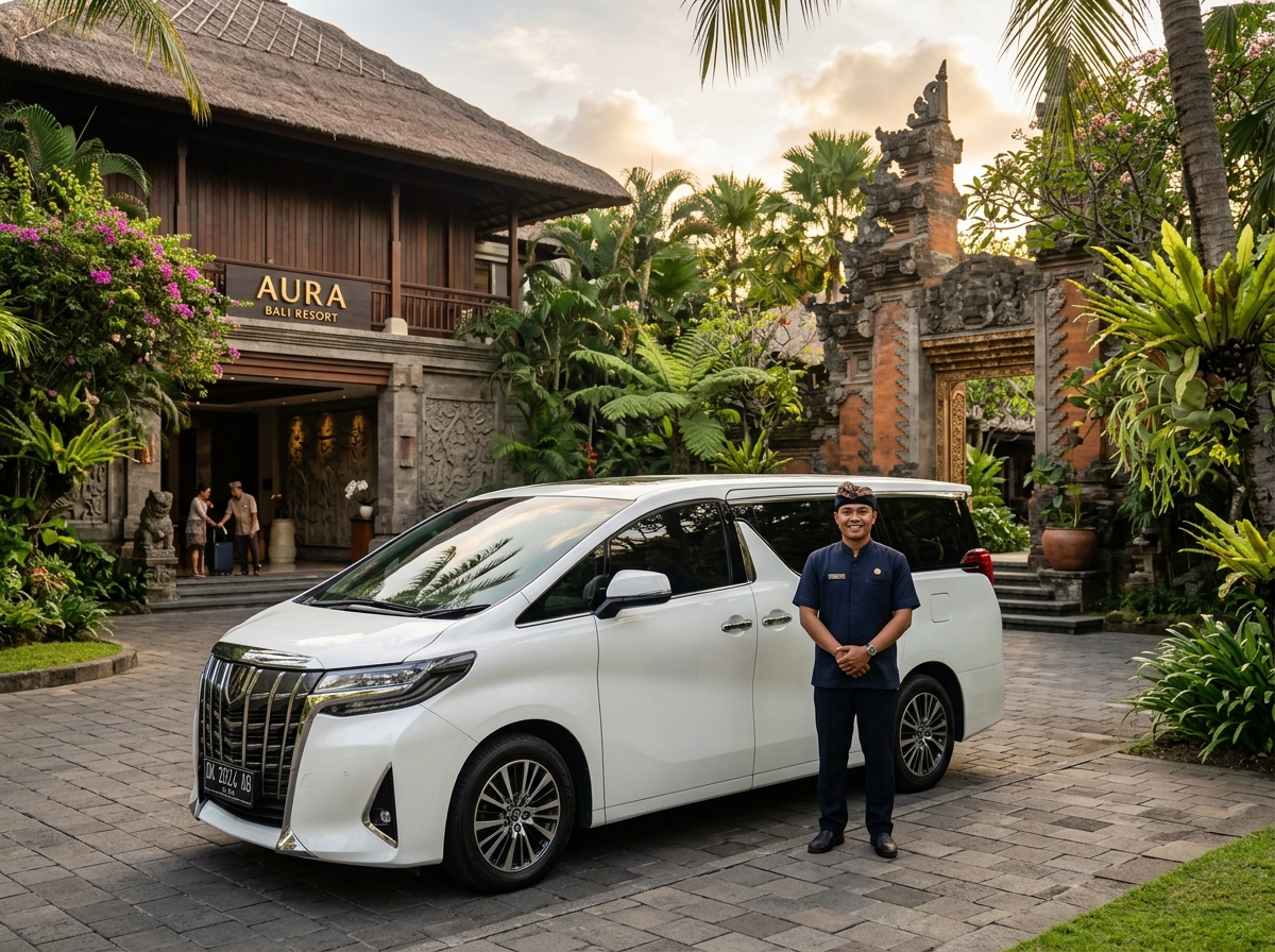 Private Car & Licensed Driver Rental in Bali